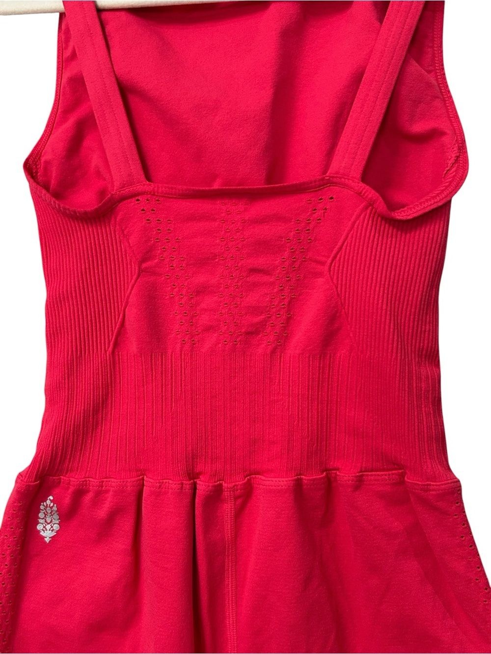 Free People Movement Good Karma Runsie Sz XS Romper Shorty Silhouette - Picture 6 of 11